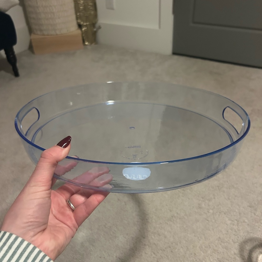 Room Essentials Transparent Serving Tray
